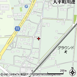 栃木県栃木市大平町川連246周辺の地図