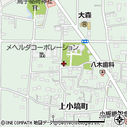 上小塙公民館周辺の地図