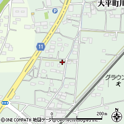 栃木県栃木市大平町川連378-1周辺の地図