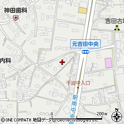 茨城県水戸市元吉田町134周辺の地図