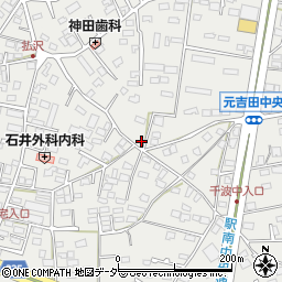 茨城県水戸市元吉田町101-10周辺の地図