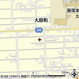 群馬県太田市大原町622-1周辺の地図