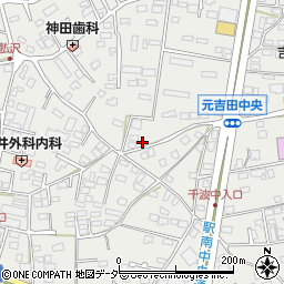 茨城県水戸市元吉田町107-13周辺の地図
