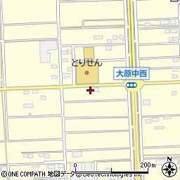 群馬県太田市大原町1720周辺の地図