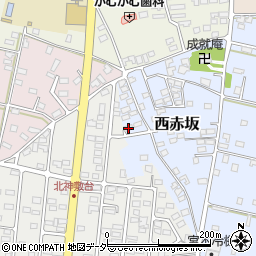 茨城県ひたちなか市西赤坂4021-3周辺の地図