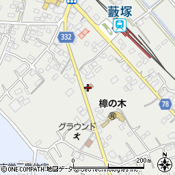 藪塚駅前郵便局周辺の地図