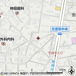 茨城県水戸市元吉田町107-1周辺の地図