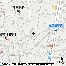 茨城県水戸市元吉田町107-4周辺の地図
