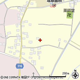 栃木県真岡市長沼1813周辺の地図