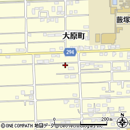 群馬県太田市大原町622周辺の地図
