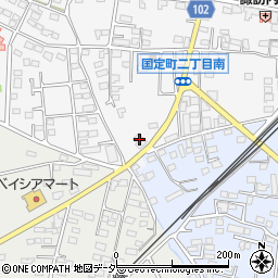桐生信用金庫国定支店周辺の地図