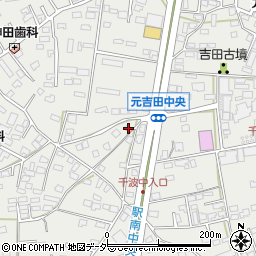 茨城県水戸市元吉田町133-2周辺の地図
