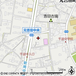 茨城県水戸市元吉田町328-1周辺の地図