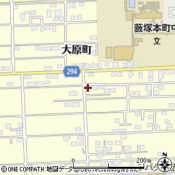 群馬県太田市大原町621-2周辺の地図