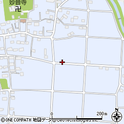 群馬県高崎市大八木町周辺の地図