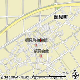 石川県小松市額見町周辺の地図