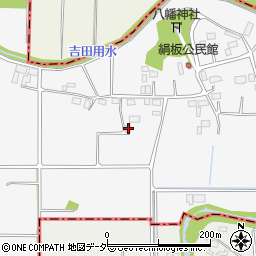 栃木県下野市絹板167周辺の地図