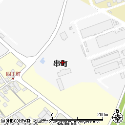 石川県小松市串町フ周辺の地図