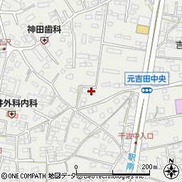 茨城県水戸市元吉田町107-12周辺の地図
