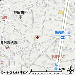 茨城県水戸市元吉田町107-3周辺の地図