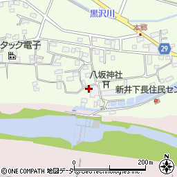 群馬県高崎市本郷町184周辺の地図