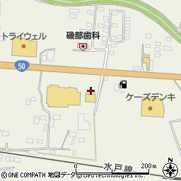 茨城県桜川市友部814-1周辺の地図
