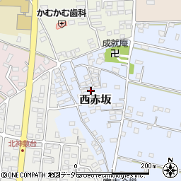茨城県ひたちなか市西赤坂周辺の地図