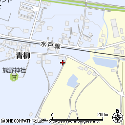 茨城県桜川市青柳58周辺の地図