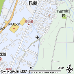 上田日本無線株式会社　長瀬工場周辺の地図