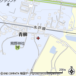 茨城県桜川市青柳62周辺の地図