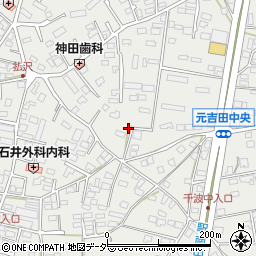 茨城県水戸市元吉田町101-1周辺の地図