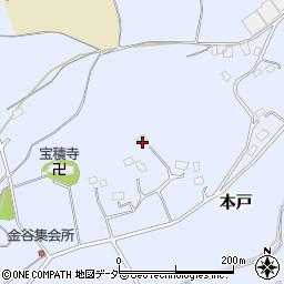 茨城県笠間市本戸532周辺の地図
