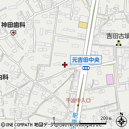 茨城県水戸市元吉田町131周辺の地図