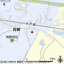 茨城県桜川市青柳64周辺の地図