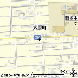 群馬県太田市大原町638-21周辺の地図