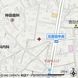 茨城県水戸市元吉田町109-1周辺の地図