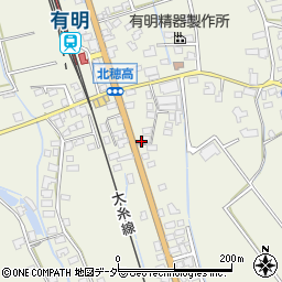 長野県安曇野市穂高北穂高2295周辺の地図