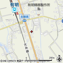 長野県安曇野市穂高北穂高2291周辺の地図