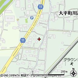 栃木県栃木市大平町川連383周辺の地図