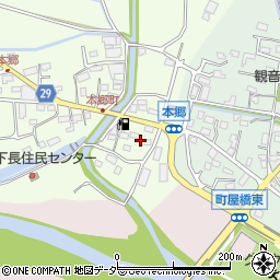 群馬県高崎市本郷町2261周辺の地図