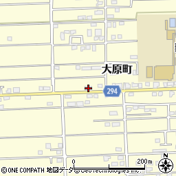 群馬県太田市大原町658-1周辺の地図