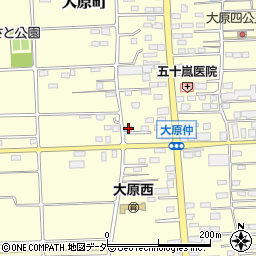 群馬県太田市大原町1706周辺の地図