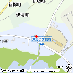 加賀市役所　湖北地区会館周辺の地図