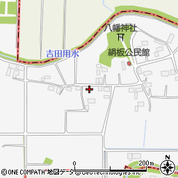 栃木県下野市絹板168周辺の地図