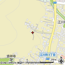栃木県足利市江川町周辺の地図