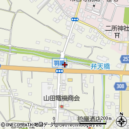 茨城県桜川市友部968周辺の地図