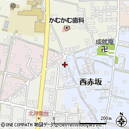 茨城県ひたちなか市西赤坂4034-4周辺の地図