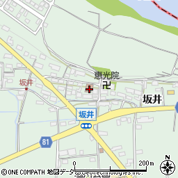 坂井公民館周辺の地図