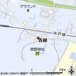 茨城県桜川市青柳163周辺の地図