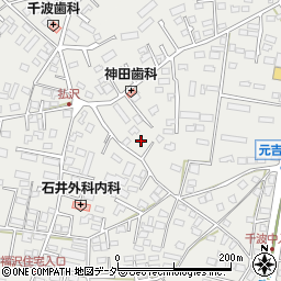 茨城県水戸市元吉田町98-3周辺の地図